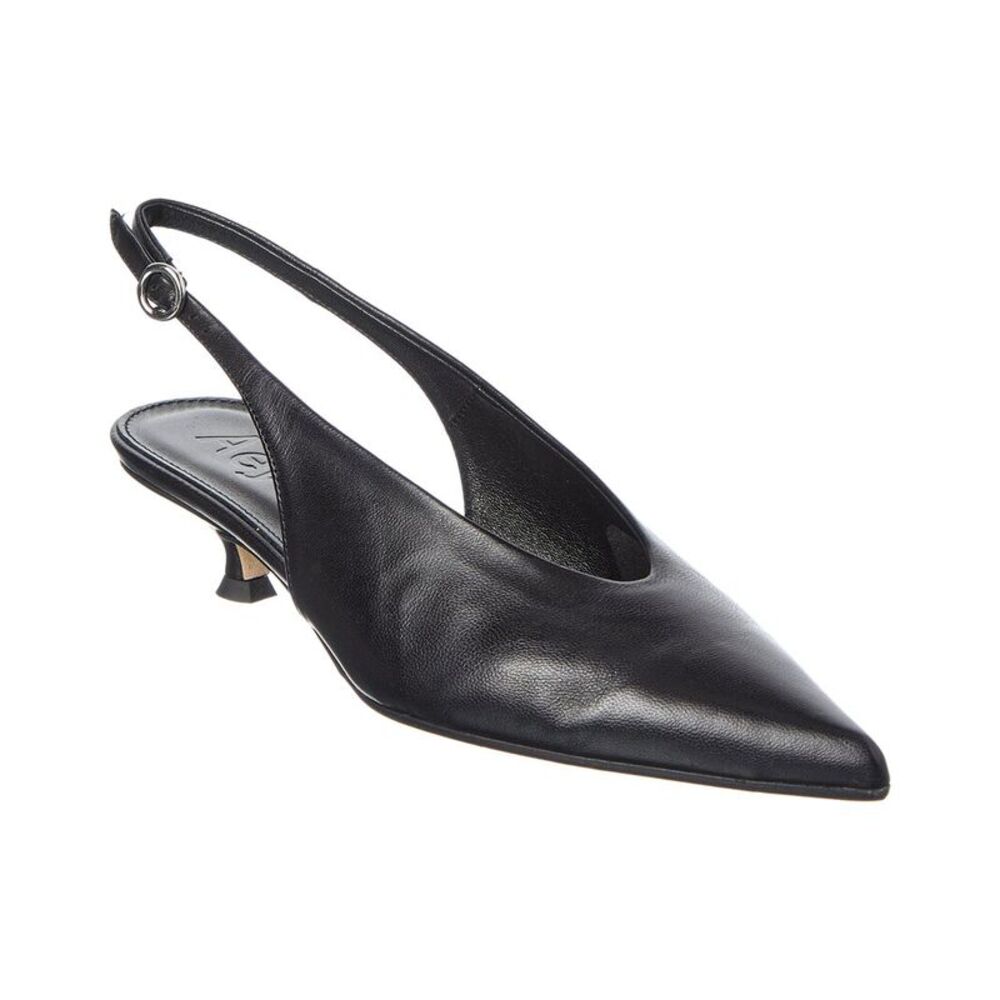Aeyde Camila Leather Pump, Black